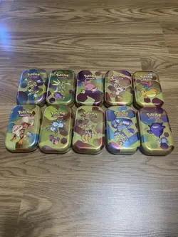 10x Pokemon TCG 151 Mini Tin Collection Factory Sealed / New Fast Shipping - Image 1