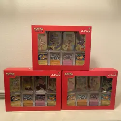 3x Pokemon TCG SV 151 Mini Tin Sam's Club 4 Tins Per Box - New Sealed - Image 1