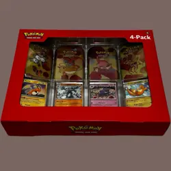 2x Pokemon TCG 151 Mini Tins 4 Pack + 4 Promos 💎SEALED💎 Sams Club Exclusive 2X - Image 2