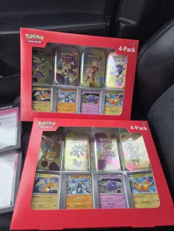 2 Pokemon TCG 151 Mini Tins 4 Pack SAMS CLUB SEALED Ready 2 SHIP TODAY X2 - Image 1