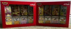 x2 Pokemon TCG Scarlet & Violet 151 Mini Tins (4 Pack) Sam’s Exclusive Sealed - Image 1