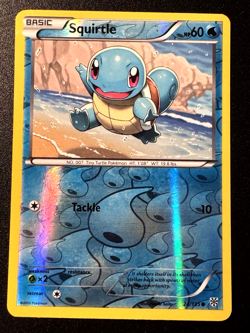 Squirtle 24/135 BW Plasma Storm Pokemon Card Reverse Holo Foil Rare Near Mint - Image 1