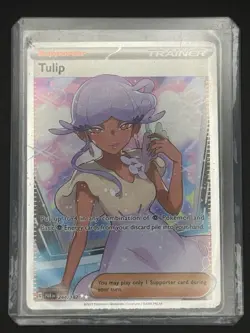 Tulip 244/182 SV04: Paradox Rift Holo Pokemon Card TCG Full Art Trainer - Image 3