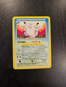 Pokemon Funskool Who Am I Series Clefable Rare Card LP - Image 1