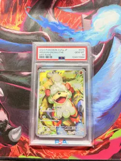 075/066 Hisuian Growlithe PSA 10 Sv5a: Crimson Haze Holo Japanese Pokemon Card - Image 2