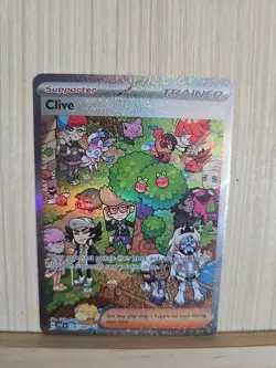 Pokemon Clive Trainer Card 236/091 Sir Paldean Fates Mint Condition - Image 3