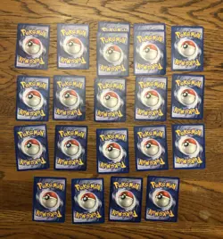Pokeman Card Lot: 19 cards + 2 duplicates. From around 1999. - Image 2