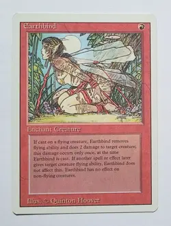 Magic MTG - Earthbind - Revised 3rd Edition - NM - Image 1
