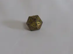 Magic The Gathering Oversized Gold Viking Style D20 Spindown Kaldheim | MTG KHM - Image 2