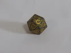 Magic The Gathering Oversized Gold Viking Style D20 Spindown Kaldheim | MTG KHM - Image 3