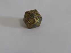 Magic The Gathering Oversized Gold Viking Style D20 Spindown Kaldheim | MTG KHM - Image 4