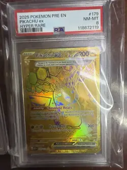 Pokemon Lot Gloom #198 PSA 8, Mantyke #189 PSA 9, Pikachu #179 PSA 8 and Eevee - Image 2