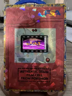 Authentic POKEMON 35mm Film Cell In Custom Fan Made Holder - Title Slide - Image 3