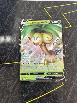 Pokemon TCG Alolan Exeggutor V Sword & Shield SWSH225 Holo Promo Promo - Image 1