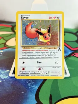 Pokemon TCG WOTC Eevee 11 Black Star Promo Holo NM - Image 1