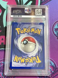 1999 Pokemon Game Squirtle Shadowless 1st Edition PSA 7 GREY STAMP ERROR - Image 2