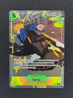 Sanji EB02-054 Rare Alt Art One Piece Card Game EB02 Extra Booster Anime 25th #2 - Image 1