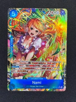 Nami OP11-054 SR Alt Art One Piece Card Game OP11 Fist Of Divine Speed ENG - Image 1