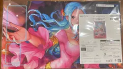 ONE PIECE Card Game Official Playmat Nefertari Vivi w/ Card Heroines CUP -3on3- - Image 1