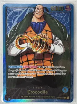 One Piece Premium Leader Collection Crocodile ST03-001 (Parallel) - Sealed - Image 1