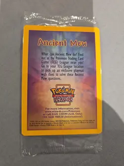 Pokemon Ancient Mew Holo TCG Card 2000 Movie Promo, Brand New, Sealed - Image 1
