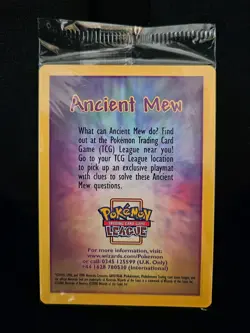 Pokemon Ancient Mew Holo TCG Card 2000 Movie Promo, Brand New, Sealed, - Image 2