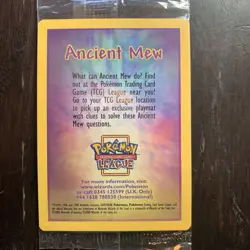 Pokemon TCG Card Ancient Mew Holo English Edition film promo SEALED! BNIB - Image 2