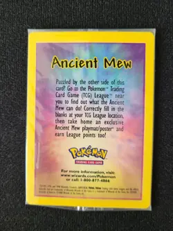 Pokemon TCG Card Ancient Mew Holo promo SEALED! BN in sealed packet - Image 1