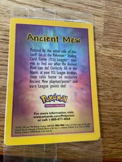 Pokemon TCG Card Ancient Mew Holo promo SEALED! BN in sealed packet - Image 2