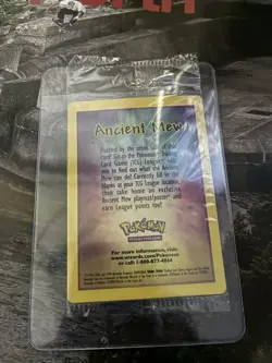 Pokemon Ancient Mew Holo TCG Card 2000 Movie Promo, Brand New, Sealed - Image 2
