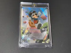 Lorcana Mickey Mouse Inspirational Warrior ENCHANTED RARE Card 221/204 - Image 1