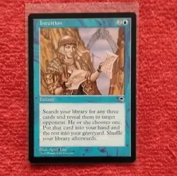 Magic: The Gathering Intuition Instant Blue Tempest Rare English - Image 1