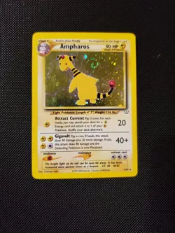 Ampharos 1/64 Holo Rare Pokemon Neo Revelation TCG Card - Image 1