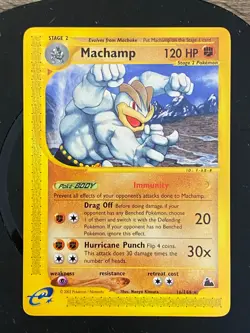 2003 Pokemon Machamp 16/144 Skyridge Regular MINT NEVER Played - Image 1