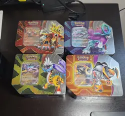 (Lot of 4) Pokemon Paradox Destinies Tin (Style Varies) - Image 1