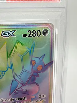 Pokemon Unified Minds Mega Sableye & Tyranitar GX #245 | SECRET FULL ART,PSA 10 - Image 3