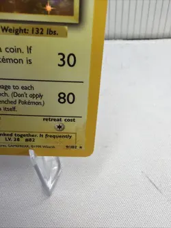1999 Pokemon Base Set Unlimited #9/102 Magneton Holo RARE TCG WOTC VINTAGE - Image 4