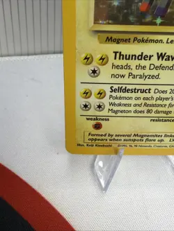 1999 Pokemon Base Set Unlimited #9/102 Magneton Holo RARE TCG WOTC VINTAGE - Image 5