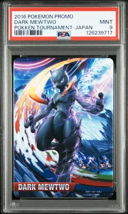 PSA 9 Shadow Dark Mewtwo Pokken Tournament Japanese Pokemon Card 2016 - Image 1