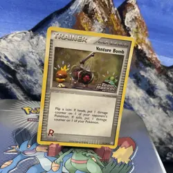 Venture Bomb - 93/109 Pokemon Team Rocket Returns - Reverse Holo / Stamped - Image 2