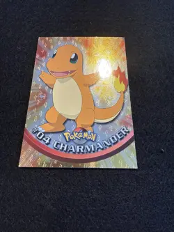 Pokemon Charmander Foil #04 from Topps Black Logo in LP condition! - Image 1
