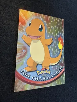 Pokemon Charmander Foil #04 from Topps Black Logo in LP condition! - Image 2