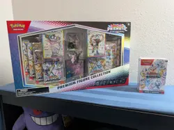 Pokemon SV Prismatic Evolutions Premium Figure Collection + Booster Bundle Set - Image 1