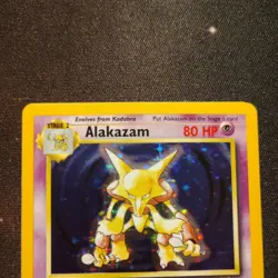 Pokemon -Alakazam Base Set 1/102 Holo Unlimited Holo Rare Excellent condition! - Image 5
