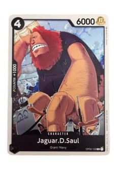 New: One Piece CCG Jaguar.D.Saul OP02-109 Paramount War Regular Common - Image 1
