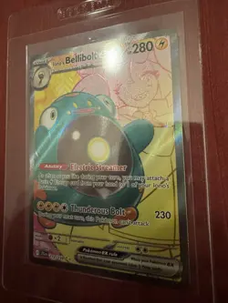 Pokemon TCG Iono's Bellibolt EX Journey Together Ultra Rare Holo Card 183/159 - Image 2