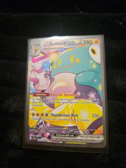 Pokemon TCG Iono's Bellibolt EX Journey Together Ultra Rare Holo Card 183/159 - Image 1