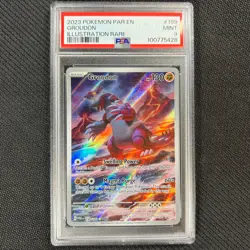 Groudon 199/182 PSA 9 SV04 Paradox Rift Illustration Rare Pokemon TCG CCG - Image 4