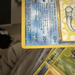 Vaporeon 28/64 Rare Jungle Non Holo Pokemon Card - Image 5