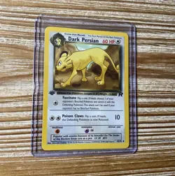 Dark Persian 42/82 1st Edition Team Rocket Non Holo Pokemon Card LP-NM - Image 1